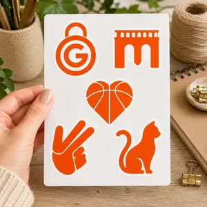 [Sticker Sheet] New York in 5 Sticker Sheet, Orange Sticker Sheet Gift for Sport Fans