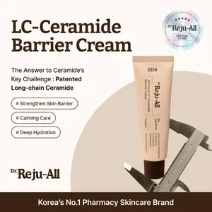[Official] Dr.Reju-All Advanced LC-Ceramide Barrier Cream - Patented Long Chain Ceramide Deep Hydration - Lightweight Korean Face Moisturizer for Strengthening Skin Barrier - 1.69 Fl Oz