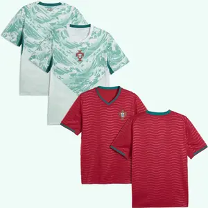 [April Stock Up] 2026 Portugal National Soccer Team Style Jersey Shirt, Patriotic Football Jersey, All Over Print Unisex Soccer Jersey, Sports Fan Apparel Top, soccer jerseys, soccer parka, Retro Green Soccer Jersey,  Home Soccer Jersey, Soccer Fan Jersey
