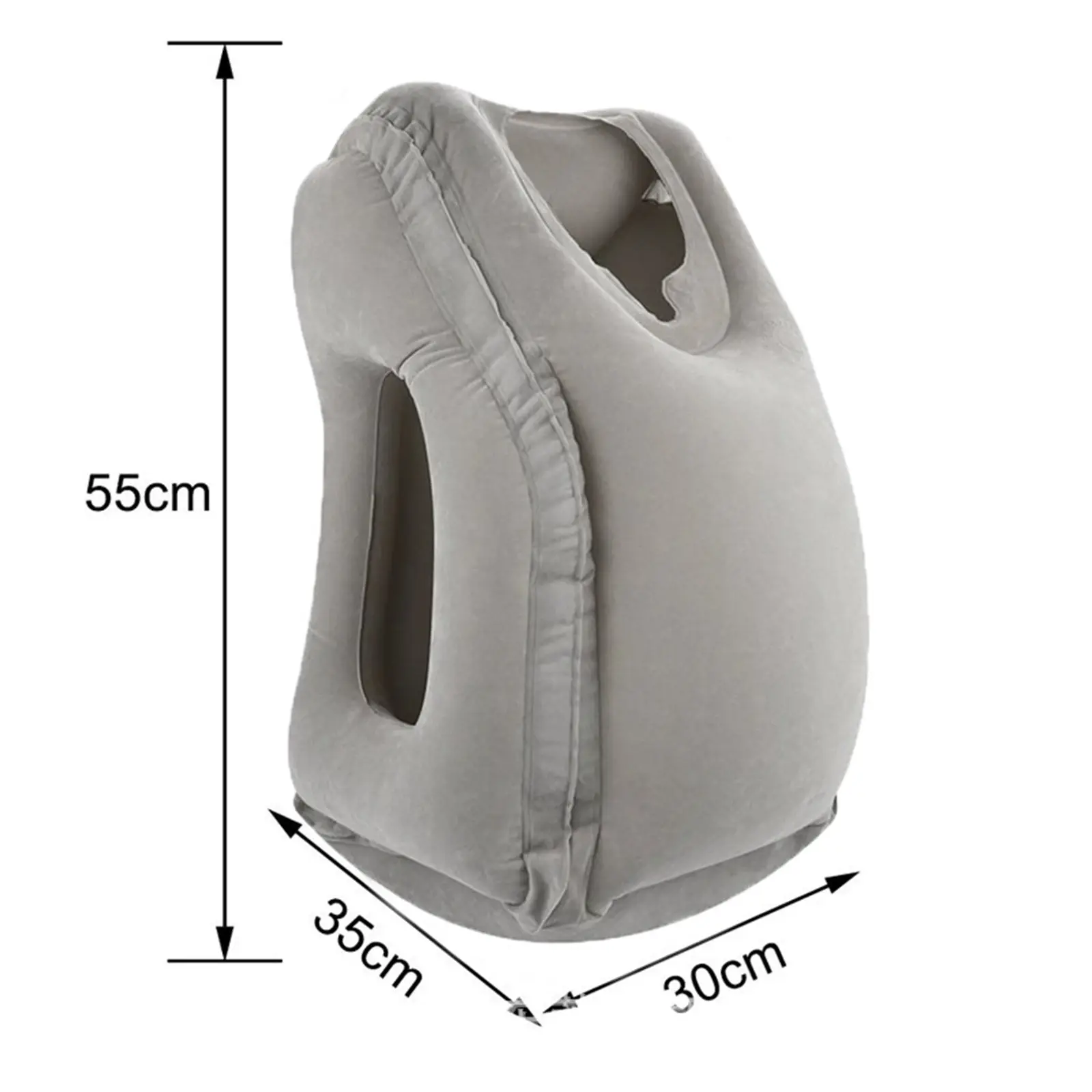 Folding Travel Pillow Inflatable Breathable Neck Pillow Support Pillow for Adults Airplanes Home Office Travel Head Pillow Does not apply