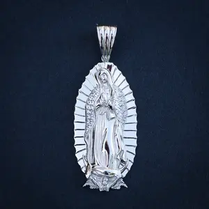 Virgin Mary Pendant - 925 Silver