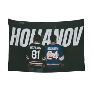 Heated Rivalry Backdrop Concert Tapestry Wall Hanging, Music Photography Background, Polyester Room Decor for Bedroom, Living Room, Gaming Room, Studio, Party Setup