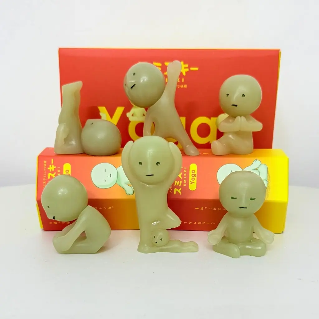 Smiski Glow-in-the-Dark Mini Figure Collection – Multiple Series Available | Cute Kawaii Figure Gift for Collectors