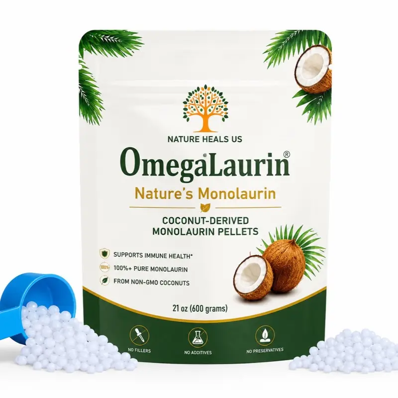 OmegaLaurin Pure Monolaurin Pellets – 3,000 mg