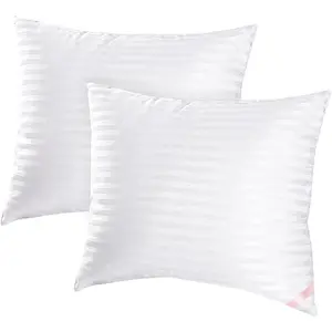 Throw Pillow Inserts, Machine Washable Pillows,Premium Polyester Fiber Fill for Sofa Bed & Decorative Cushions (White, 18x18inch)