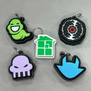 Beta Kids Homestuck-Inspired Mechanical Keyboard Fidget Clicker Keychains | Set of 5 | Sburb, John, Rose, Dave, Jade