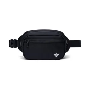 Erozul Fortuna Smell Proof Water Resistant Fanny Pack Crossbody Bag - Jet Black