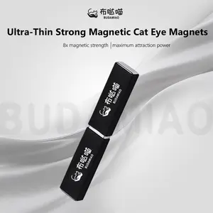 Nail art set kit cat-eye magnet magic tool with scissors, square pieces and dual-end steel ball, easy for beginners to use.