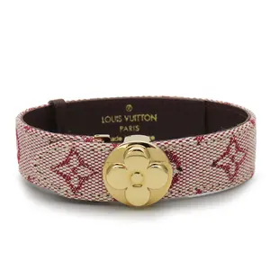 Pre-owned Louis Vuitton Others Small Leather Goods Monogram Mini Metal Bracelet M64459