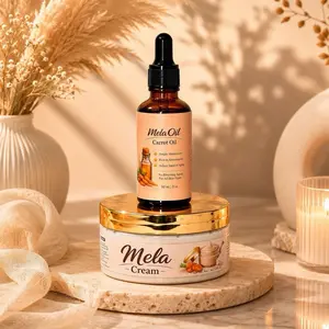 Mela Glow Elixir Duo- Carrot Oil & Body Cream Set