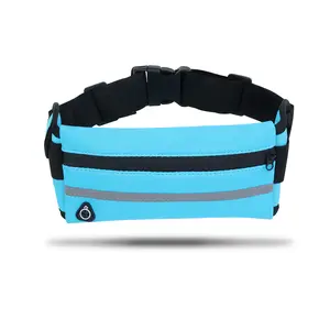 Multi-Pocket Design with Reflective Strips Running Phone Waist Bag, Multifunctional Zipper Outdoor Sports Bags, Lightweight Portable Bag Bum Bag belt bag, Hiking & Fitness Gear Essential Accessory