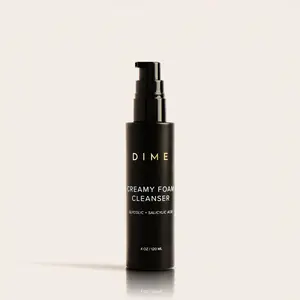 DIME Beauty Creamy Foam Cleanser – Salicylic Acid Acne Face Wash + Glycolic Acid Exfoliating Cleanser for Oily Skin & Pores (Vegan) DIME Beauty Creamy Foam Cleanser – Salicylic Acid Acne Face Wash + Glycolic Acid Exfoliating Cleanser for Oily Skin & Pores (Vegan)