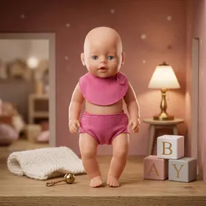 Different Color Underwear and Saliva Towel Socks for 16 Inch & 18 Inch Doll Clothes Accessories, Doll Clothes Outfit, Kids Birthday Gift Playhouse Toy