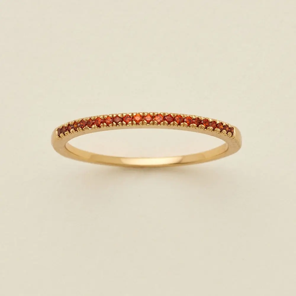 January Birthstone Stacking Ring January Birthstone Stacking Ring