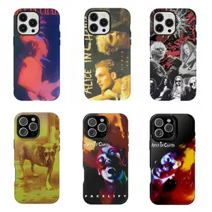 Vintage A-Alice in Chains Phone Case Trendy Grunge Rock Phone Case Compatible for iPhone 17 16 15 14 13 12 11 and for Samsung S21-S25 Perfect Gift for Music Fans Her Him Rubber Smartphone
