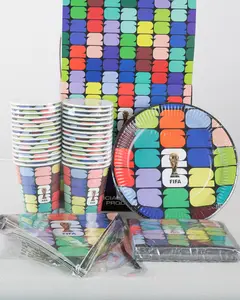 FIFA Disposable Party Dinnerware Set