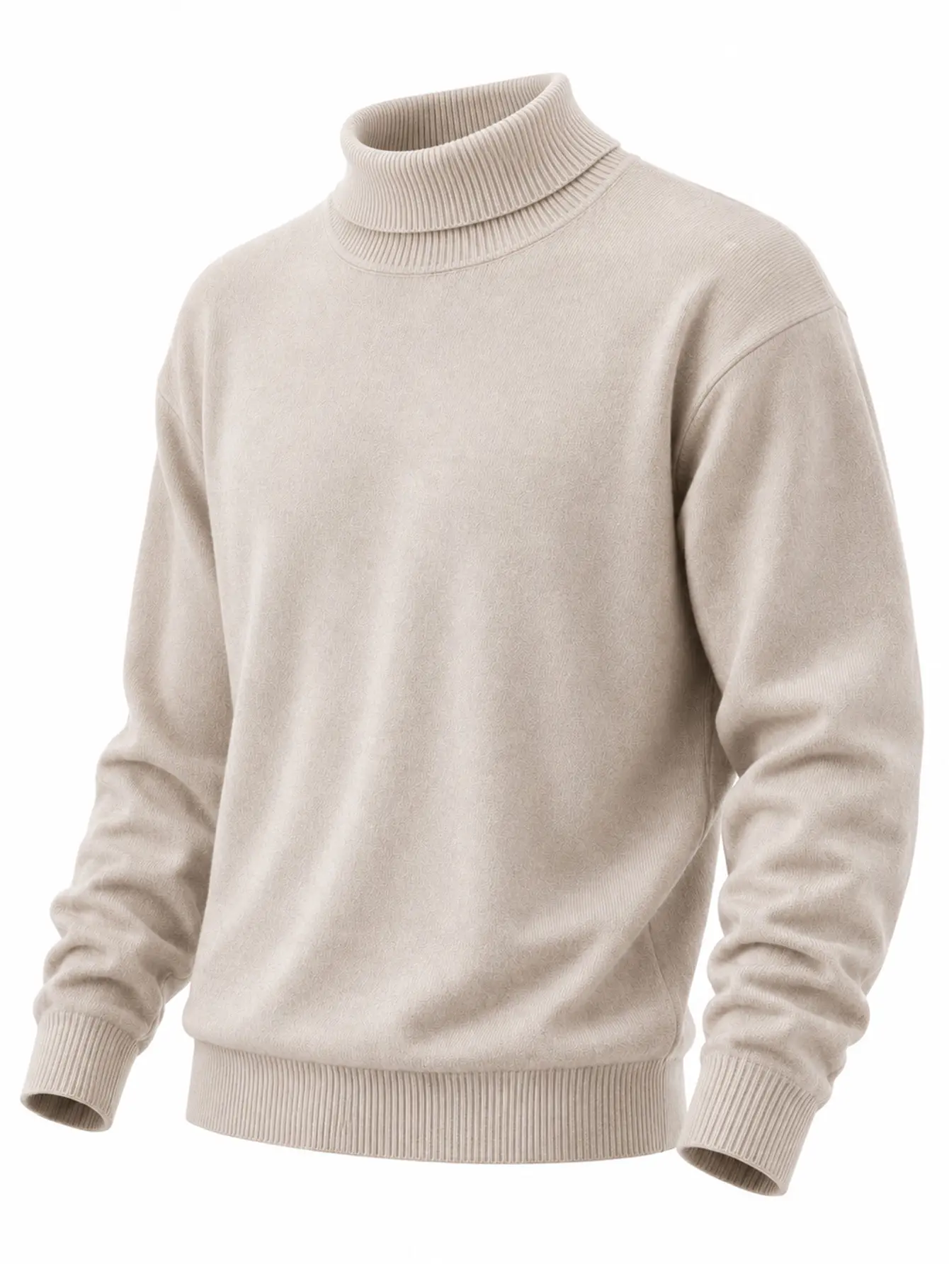 Men’s warm knit solid color long sleeve pullover turtleneck sweater,unisex fashion versatile,Stylish basic Plain classic style,Simple soft comfortable casual High Neck tops,suitable for everyday wear,commuting,school,home,fall/winter Knitwear Menswear