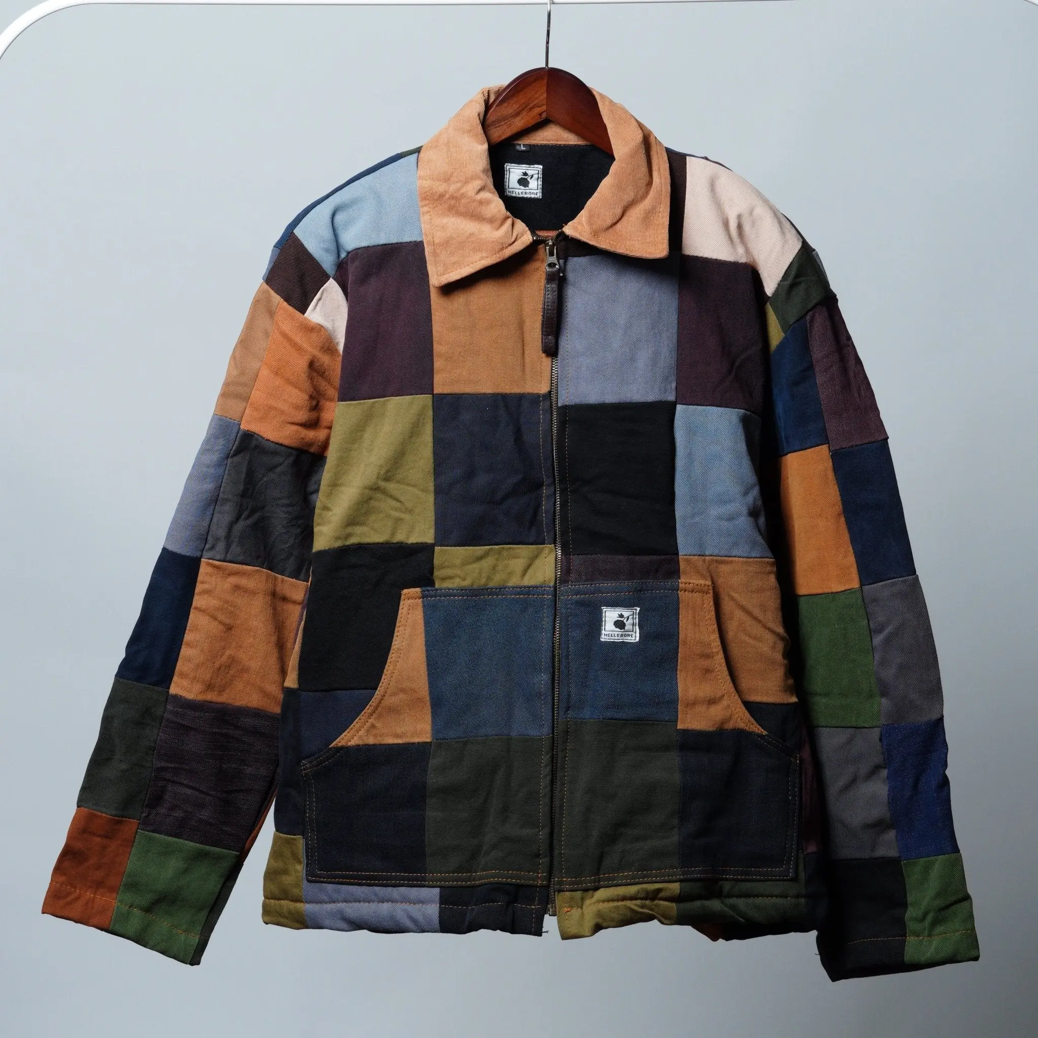 Upcycled Patchwork Jacket Size L