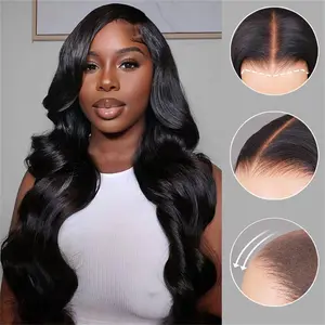 M-cap Body Wave 9x6 HD Lace Wear Go Glueless Wig Pre-Bleached Tiny Knots Pre-Plucked Natural Hairline Human Hair Frontal Wig TikTokShopBlackFriday