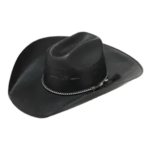 Twister Men's Bangora Black Straw Cowboy Hat T7169001