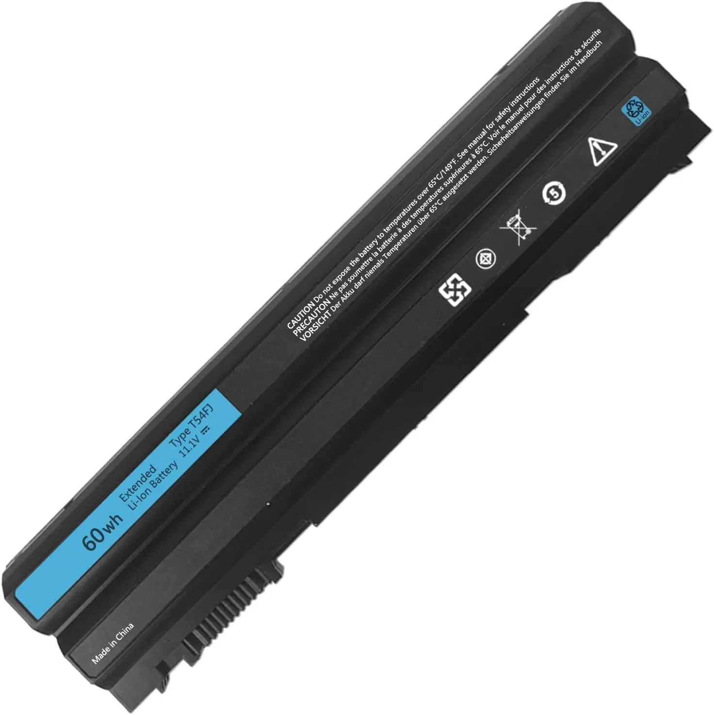 【T54FJ】 60Wh Easy Install Replacement Laptop Battery for Dell Latitude E6420 E6520 E5420 Inspiron 15R 17R M5Y0X 8858X