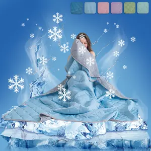 Summer, Soft Breathable Skin-Friendly Material, Ideal for Hot Sleepers & Sweaters, Multiple Sizes Colors Available, Lightweight Breathable Blanket