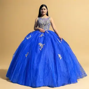 (LIVE 9) Quinceanera Ball Gown Dress Embroidered corset