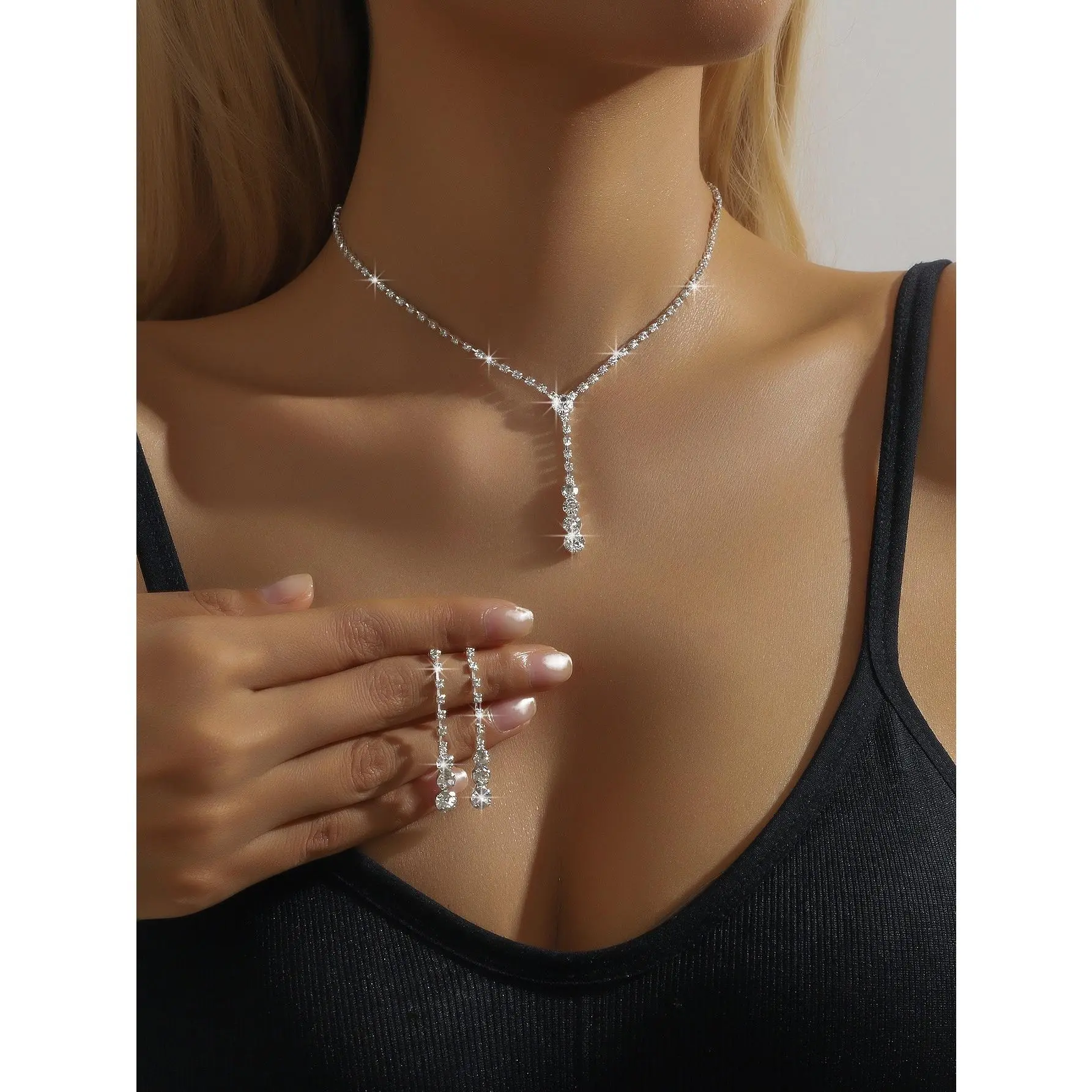 80809801 silver two piece set