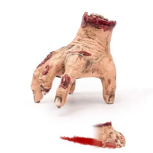 Halloween Self-Walking Crawling Hand – Sound & Touch Activated Animatronic Zombie Prop with Spooky Music, Realistic Moving Fingers, Creepy Prank Accessory for Haunted House, Trick or Treat, Indoor & Outdoor Scary Halloween Decorations