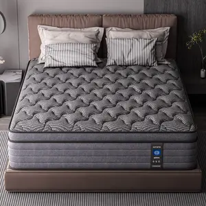12Inch Twin Full Queen King Breathable Boxed Hybrid Square Memory Foam Wrapped Pocket Coils And Motion Lsolation Mattress Relieve Pressure Relief Spine Soothing For All Ages