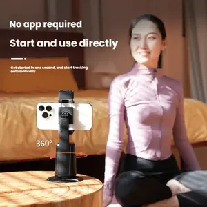 Smart Ai Face Recognition Phone Gimbal, Automatic Tracking Tiktok Live, Anti-Shake Handheld Stabilizer & Panoramic Follow, Portable Desktop Tripod Video Selfie