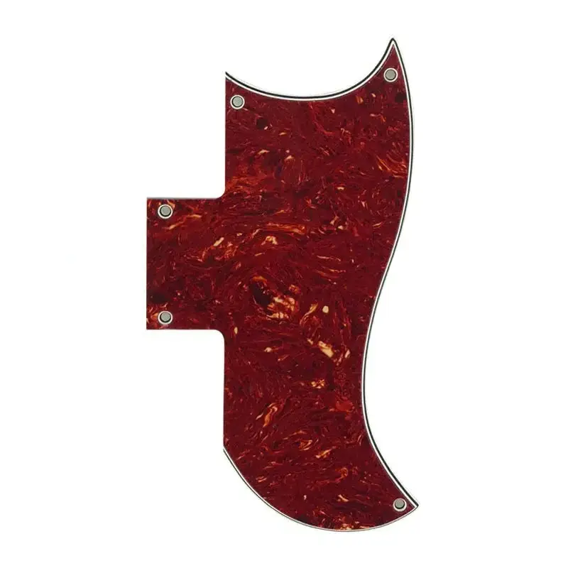 Gibson SG 61' Reissue Half Face Pickguard - 4-Ply Red Tortoise
