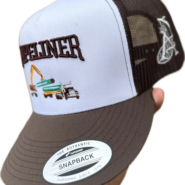 Brown / White Pipeliner Hat