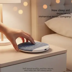 Ultra-Thin Under Pillow Speaker with Bluetooth 6.0, 1cm Thick Sleep Aid White Noise Machine for Deep Sleep & Relaxation