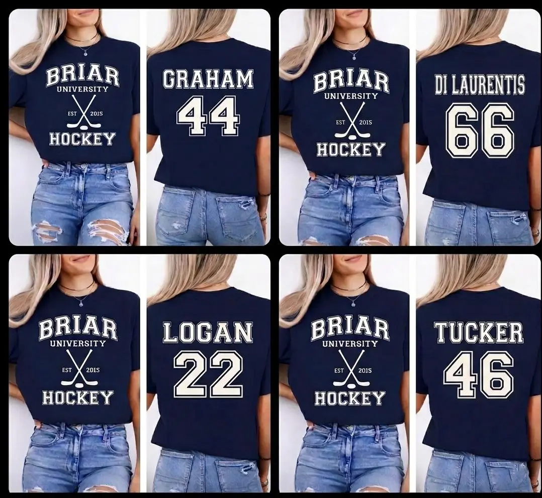 Off-Campus Briar Hockey Shirt, Hockey Romance Tee, Garret Graham, John Logan, Dean Di Laurentis, John Tucker, Off-Campus Shirt, College Hockey Shirt, Comfort Colors Shirt