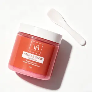 VB Azucar Glow Exfoliant & Brightening Sugar Scrub 100g Hydrating Facial Cleanser for Smooth Skin Pack