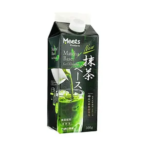 YAMATO HONEY x Kitagawa Hanbei Shoten Concentrated Matcha Base 500g - Authentic Japanese Uji Matcha Syrup for Lattes, Milk Tea, Desserts - Makes 20-25 Drinks