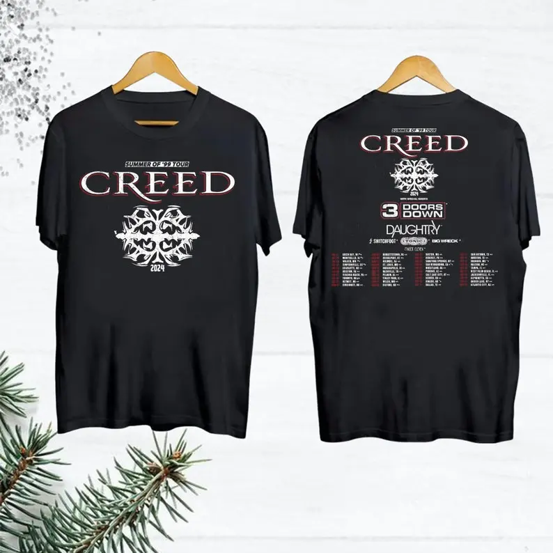 Creed Band 2024 Tour Summer of ’99 Tour Shirt, Creed Band Fan Gift Shirt