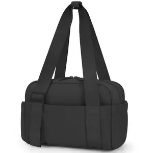 Insulated Lunch Bag Women Men  Cute Box For Leakproof Large Capacity Tote Bags With Adjustable Shoulder Strap Work Office Outdoor Picnic Camping Black