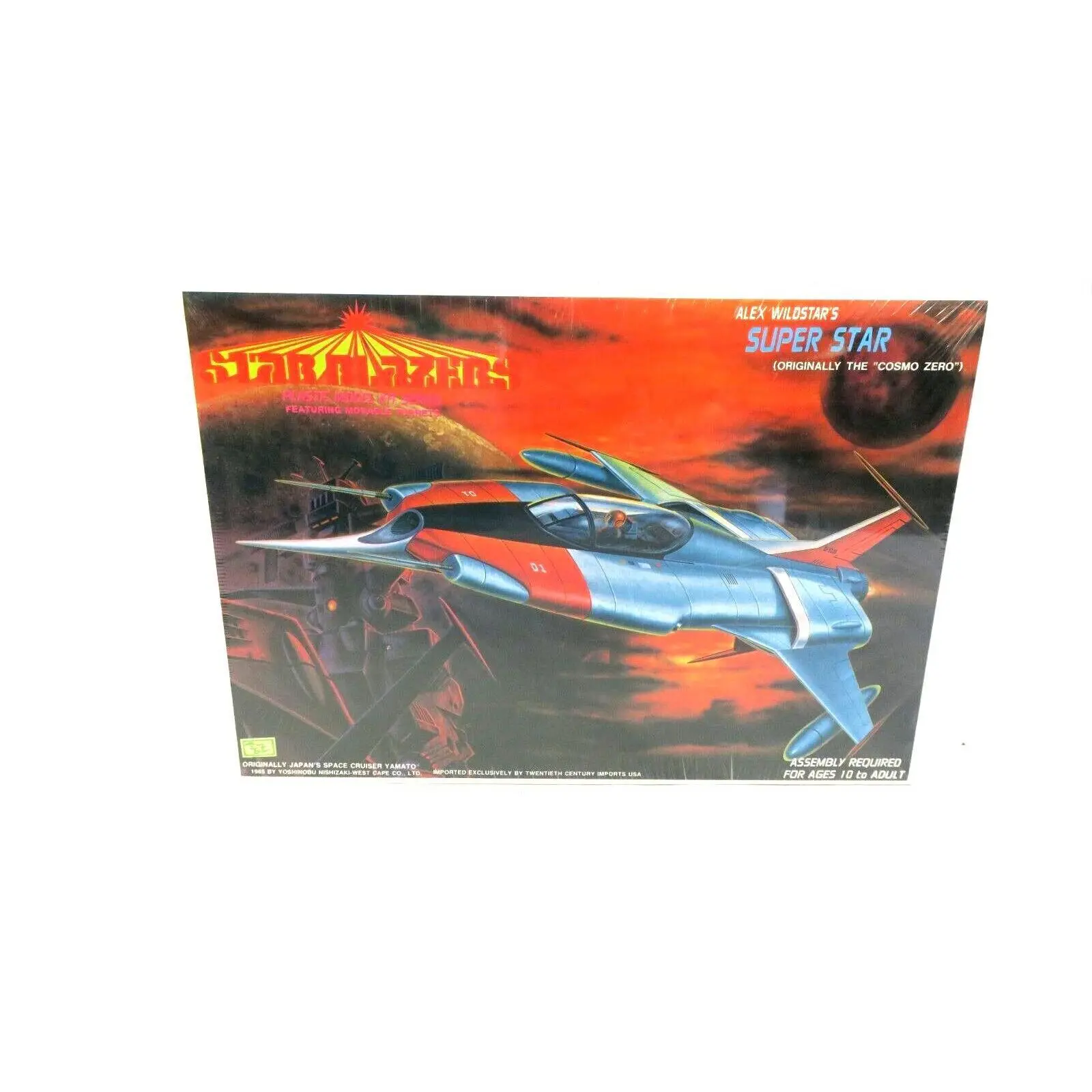 TCI 1985 Star Blazers Alex Wild Star's Super Star Ship MIB 36132 Model Kit E2
