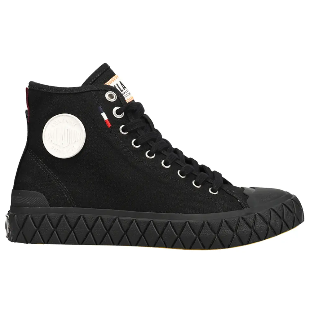 Palladium Mens Palla Ace Cvs High Lace Up Sneakers Shoes Casual - Black