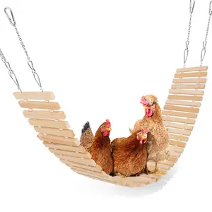 Chicken Coop Toy Chicken Toys for Hens Natural Wood Chicken Ladder Chicken Swing Chicken Perch for Birds Poultry Rooster Chicks
