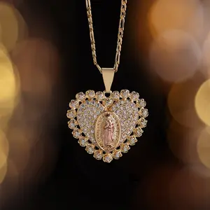 18K Gold Plated Heart Pendant - Valentine's Day Birthday Gift for Girlfriend Wife Anniversary Gift