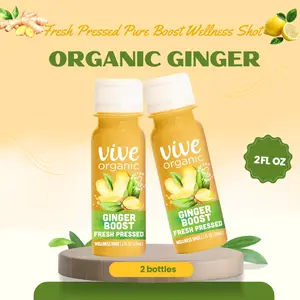 Vive Organic Pure Boost Ginger Shot (2oz Bottle)