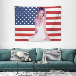 sydney actor sweeney Tapestry Wall Hanging Flag Art Aesthetic Poster Dorm Tapestries For Bedroom Party Home Living Room Decor boys and girls room decor