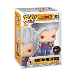 Funko Pop! Dragon Ball Super - Son Gohan (Beast) (Powering Up) (Glow) (Chalice Collectibles) (Chase) #1703 Exclusive Collectible Pop Vinyl Figure