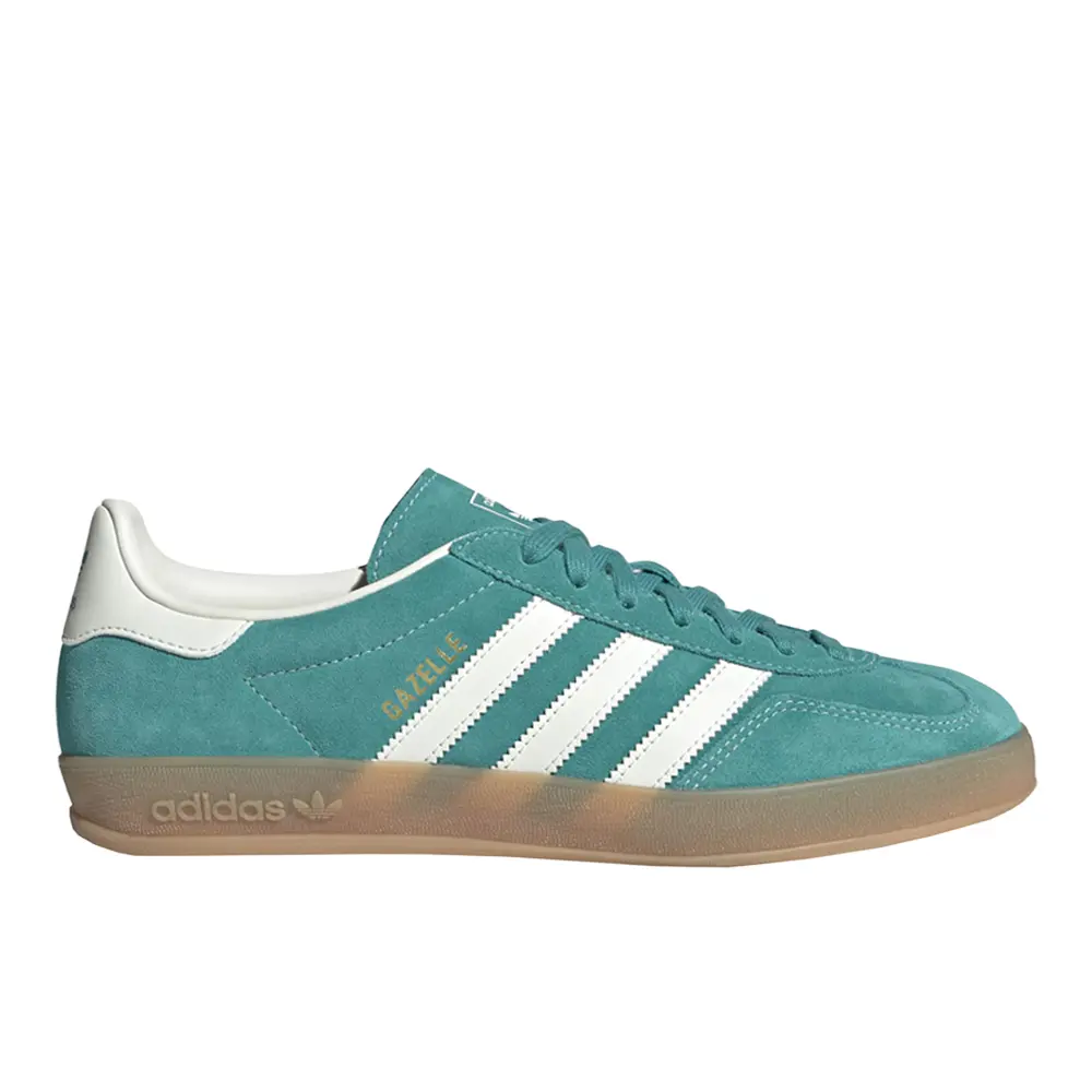 adidas Mens Gazelle Indoor Sneakers Shoes Casual - Green adidas Mens Gazelle Indoor Sneakers Shoes Casual - Green