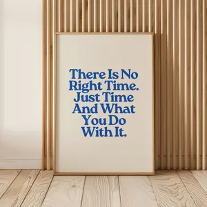 Affirmation Poster, Inspirational Quote Print, Aesthetic Room Decor, Trendy Wall Art