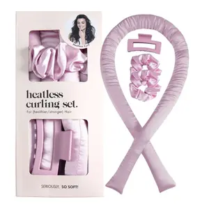 【Not for Sale] YWIGS Heatless Hair Curling Rod Set Overnight No-Heat Wave Curler for Long & Medium Hair