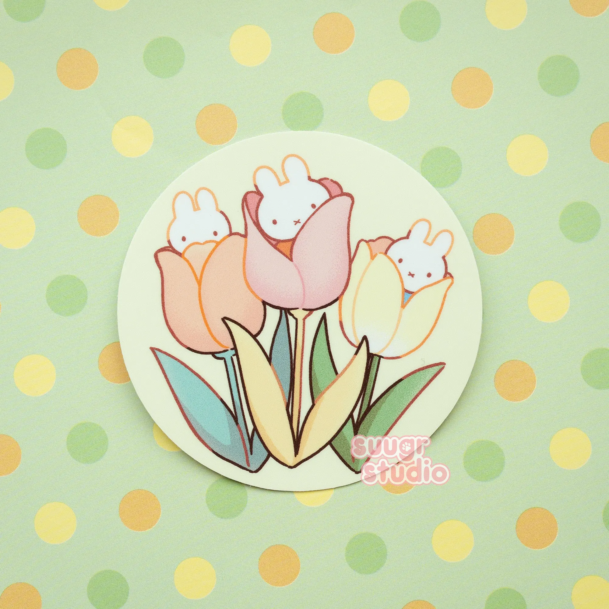 Miffy Tulip Sticker